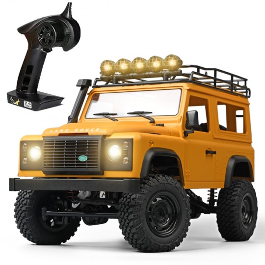 Радиоуправляемый внедорожник Land Rover Defender 4WD 1:12 - MN-98-YELLOW