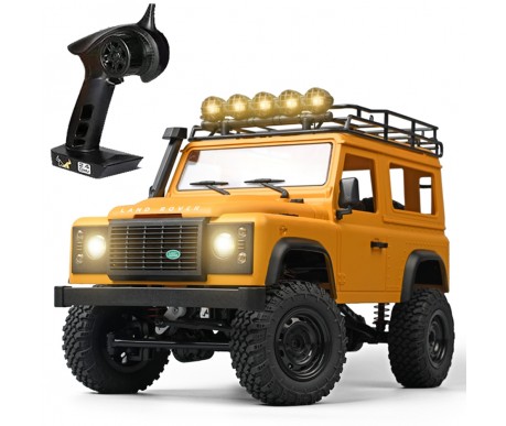 Радиоуправляемый внедорожник Land Rover Defender 4WD 1:12 - MN-98-YELLOW