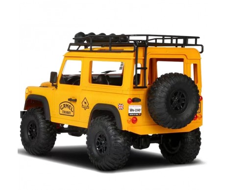 Радиоуправляемый внедорожник Land Rover Defender 4WD 1:12 - MN-98-YELLOW