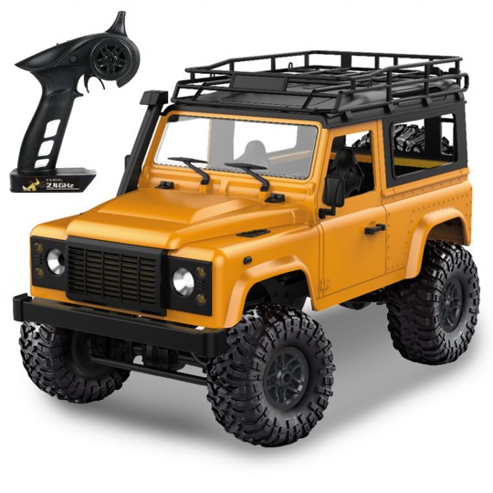 Радиоуправляемый внедорожник Land Rover Defender 4WD 1:12 - MN-90-YELLOW