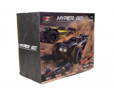 Радиоуправляемый внедорожник MJX Hyper Go 4WD Brushless Truggy 1:14 - MJX-14210