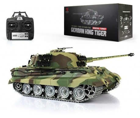 Радиоуправляемый танк Heng Long King Tiger PRO version V7.0 масштаб 1:16 2.4G - HL-3888A-1PRO-V7