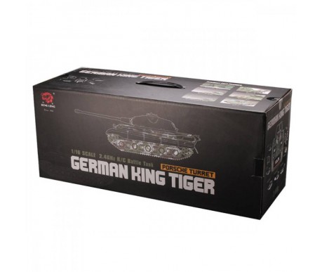 Радиоуправляемый танк Heng Long King Tiger S version V7.0 масштаб 1:16 - 3888A-1-Upg-V7