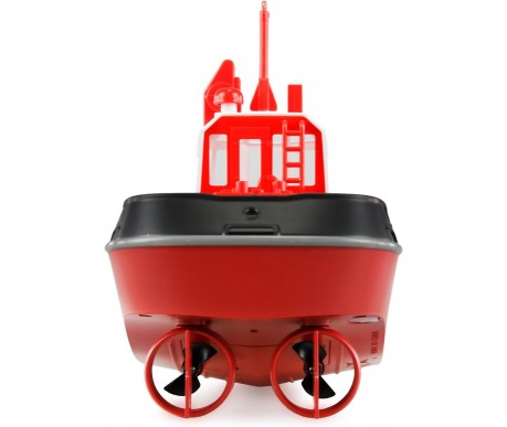 Радиоуправляемый буксир Tugboat черный 2.4G 1:72 - HL-3800-B
