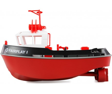 Радиоуправляемый буксир Tugboat черный 2.4G 1:72 - HL-3800-B