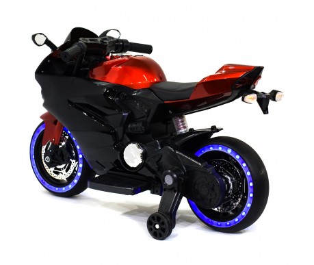 Детский электромотоцикл Ducati Red Black (12V, EVA, ручка газа) - FT-1628-SP-RED-BLACK
