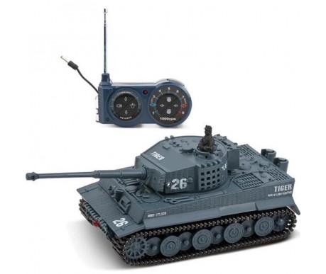 Радиоуправляемый танк Great Wall Tiger (серый, 49MHz, 1:72) - 2117-4