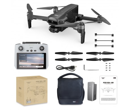 Квадрокоптер SJRC F22 X2 PRO+ OAS 2АКБ, пульт с экраном 2-AXIS 4K EIS 5G GPS
