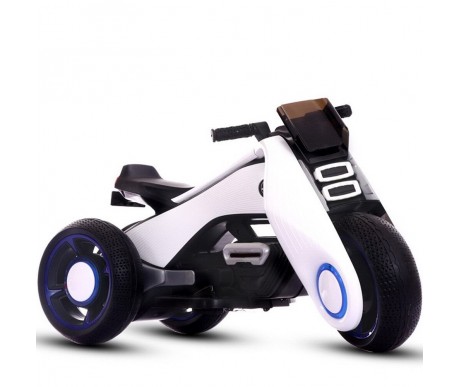 Детский электромотоцикл BMW Vision Next 100 (трицикл) - BQD-6288-WHITE