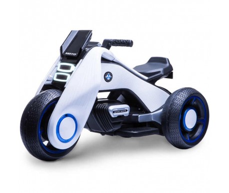 Детский электромотоцикл BMW Vision Next 100 (трицикл) - BQD-6288-WHITE