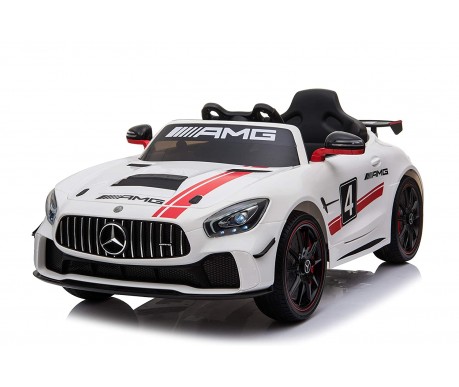 Детский электромобиль Hollicy Mercedes GT4 AMG White 12V - SX1918S-WHITE