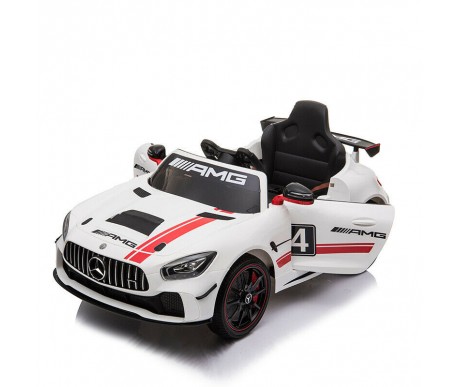 Детский электромобиль Hollicy Mercedes GT4 AMG White 12V - SX1918S-WHITE