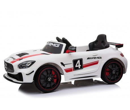 Детский электромобиль Hollicy Mercedes GT4 AMG White 12V - SX1918S-WHITE