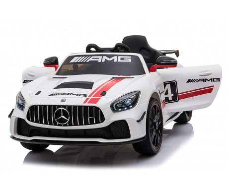 Детский электромобиль Hollicy Mercedes GT4 AMG White 12V - SX1918S-WHITE