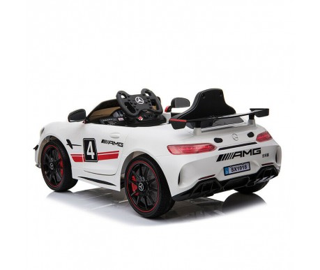 Детский электромобиль Hollicy Mercedes GT4 AMG White 12V - SX1918S-WHITE