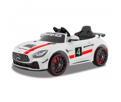 Детский электромобиль Hollicy Mercedes GT4 AMG White 12V - SX1918S-WHITE