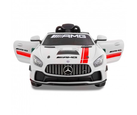 Детский электромобиль Hollicy Mercedes GT4 AMG White 12V - SX1918S-WHITE