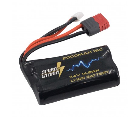 Аккумулятор Speed Storm Li-ion 18650 7.4V 2000 mAh разъем T-plug (Deans) - SS-2S2000-D