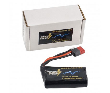 Аккумулятор Speed Storm Li-ion 18650 7.4V 2000 mAh разъем T-plug (Deans) - SS-2S2000-D