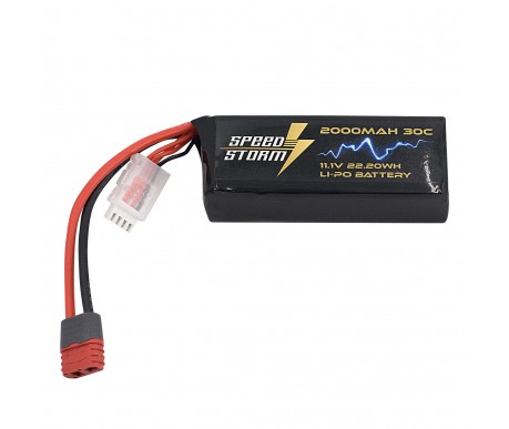 Аккумулятор Speed Storm Li-Po 11.1V 30C 2000 mAh разъем T-plug (Deans) - SS-3S2000-30-D