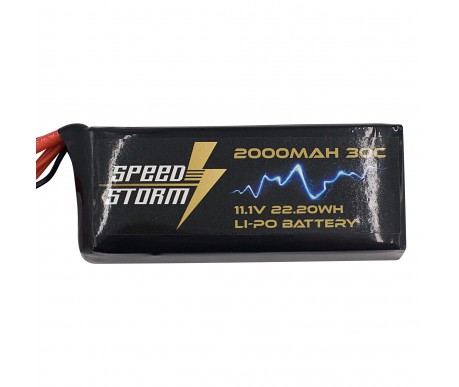 Аккумулятор Speed Storm Li-Po 11.1V 30C 2000 mAh разъем T-plug (Deans) - SS-3S2000-30-D