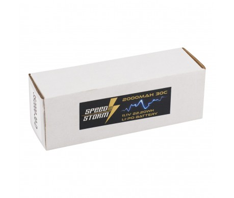 Аккумулятор Speed Storm Li-Po 11.1V 30C 2000 mAh разъем T-plug (Deans) - SS-3S2000-30-D