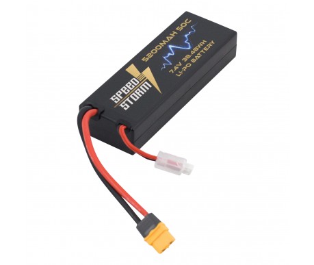 Аккумулятор Speed Storm Li-Po 7.4V 50C 5200 mAh Hard Case разъем XT60 - SS-2S5200-50-XT60