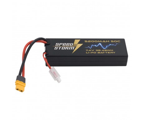 Аккумулятор Speed Storm Li-Po 7.4V 50C 5200 mAh Hard Case разъем XT60 - SS-2S5200-50-XT60