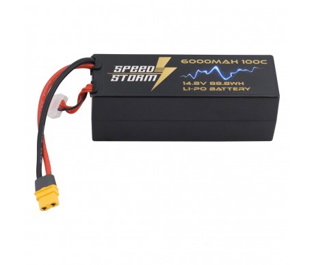 Аккумулятор Speed Storm Li-Po 14.8V 100C 6000 mAh Hard Case разъем XT60 - SS-4S6000-100-XT60