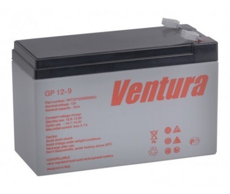 Аккумулятор Для Электромобиля 12V 9Ah Ventura GP12-9