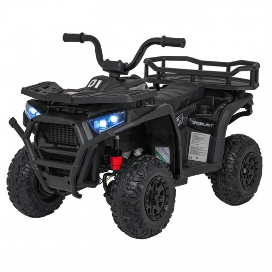 Детский электромобиль квадроцикл X-Robust (черный, 24V, 4WD, пульт, EVA) - XMX651-24V-4WD-BLACK
