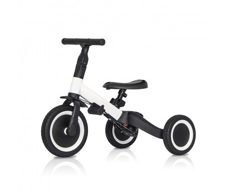 Детский беговел-велосипед 6в1 с родительской ручкой, белый - TR008-WHITE