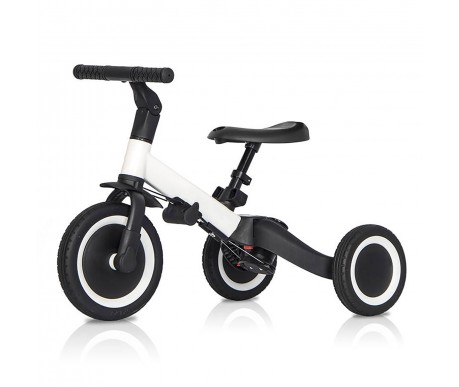 Детский беговел-велосипед 6в1 с родительской ручкой, белый - TR008-WHITE