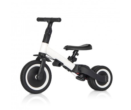 Детский беговел-велосипед 6в1 с родительской ручкой, белый - TR008-WHITE