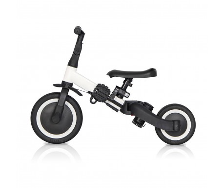 Детский беговел-велосипед 6в1 с родительской ручкой, белый - TR008-WHITE
