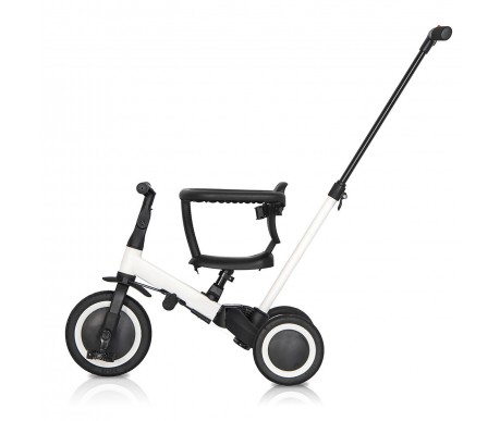 Детский беговел-велосипед 6в1 с родительской ручкой, белый - TR008-WHITE