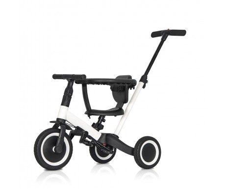 Детский беговел-велосипед 6в1 с родительской ручкой, белый - TR008-WHITE