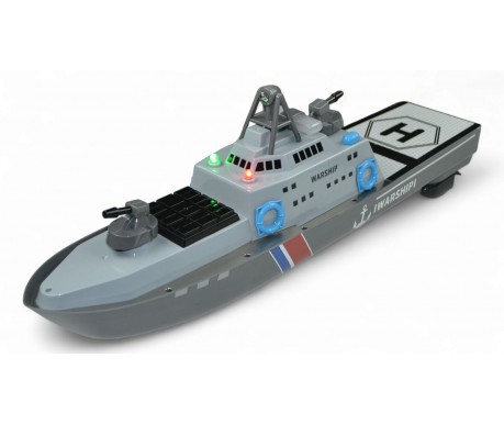 Радиоуправляемый корабль с посадочной площадкой