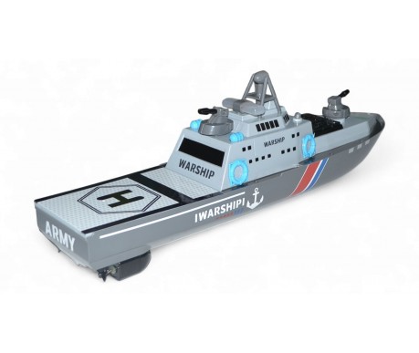 Радиоуправляемый корабль с посадочной площадкой