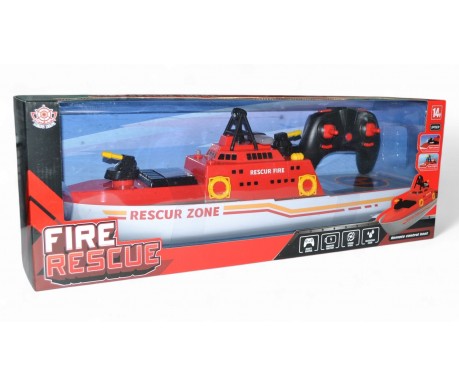 Пожарный корабль на радиоуправлении с посадочной площадкой