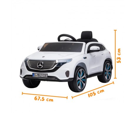 Детский электромобиль Mercedes EQC 400 12V 2WD - HL378-WHITE