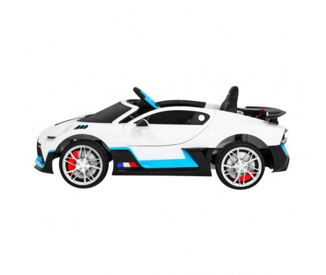 Детский электромобиль Bugatti Divo (белый лак, 12V) - HL338