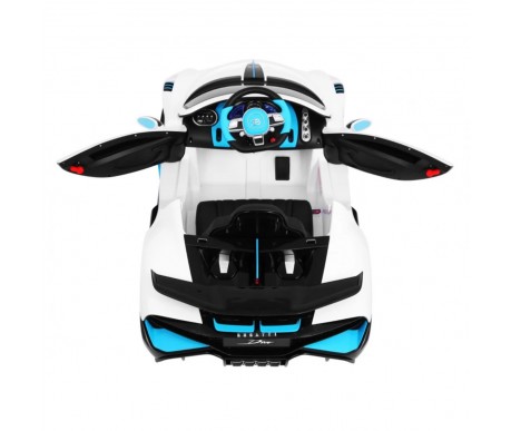 Детский электромобиль Bugatti Divo (белый лак, 12V) - HL338