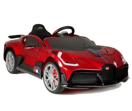 Детский электромобиль Bugatti Divo (красный лак, 12V) - HL338