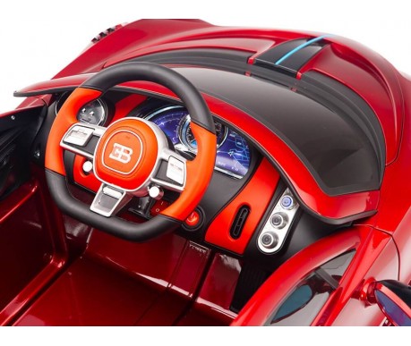 Детский электромобиль Bugatti Divo (красный лак, 12V) - HL338