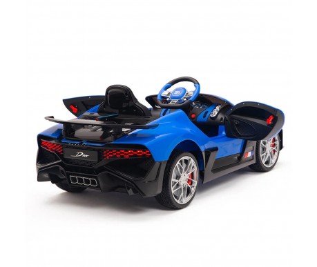 Детский электромобиль Bugatti Divo (синий, 12V) - HL338