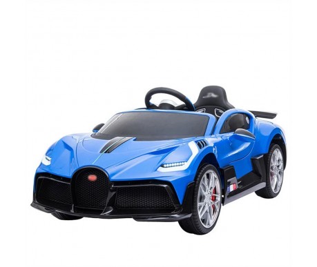 Детский электромобиль Bugatti Divo (синий, 12V) - HL338