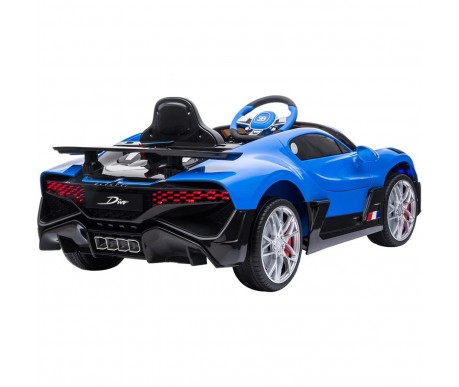 Детский электромобиль Bugatti Divo (синий, 12V) - HL338