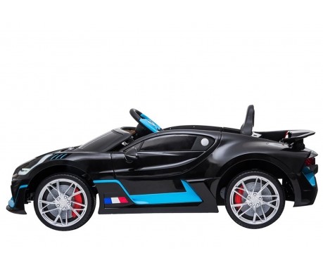 Детский электромобиль Bugatti Divo (черный, 12V) - HL338