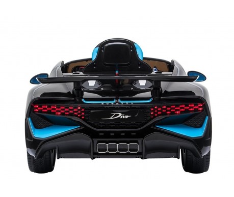 Детский электромобиль Bugatti Divo (черный, 12V) - HL338